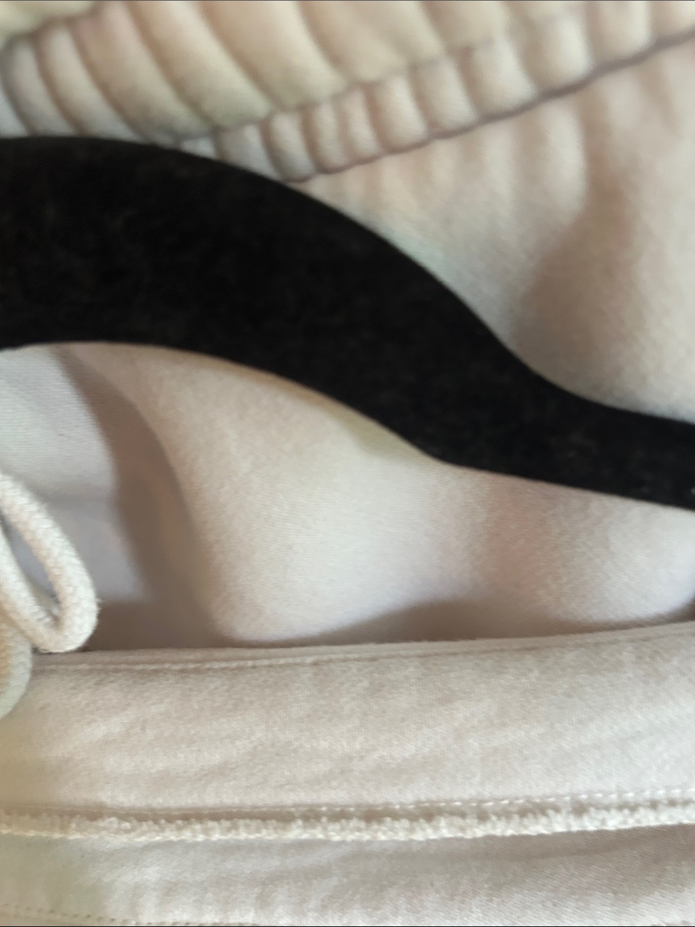 Abercrombie & Fitch Women's Cream Wide-Leg Sweatpants - Picture 6 of 8